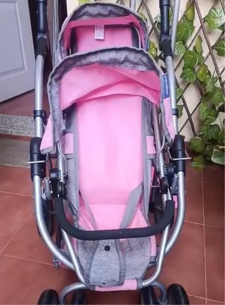 Carro mochila y sillita gemelar