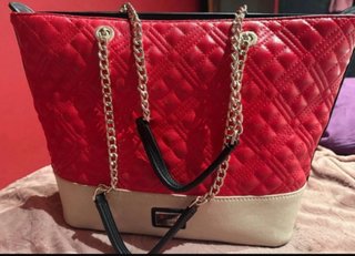 Bolso Love Moschino Negro Corazón Rojo