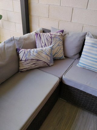 Sofá Rinconera Exterior Gris