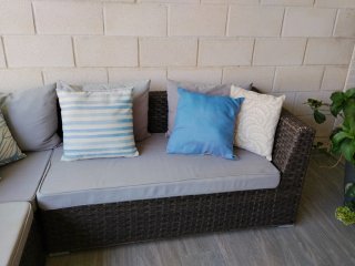 Sofá Rinconera Exterior Gris