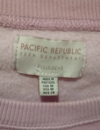 Sudadera Pull&Bear M Rosa Yin Yang