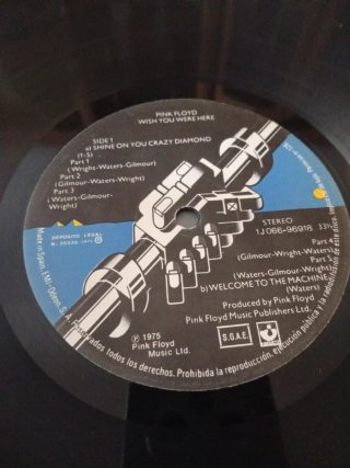 Pink Floyd Wish You Were Here Vinilo