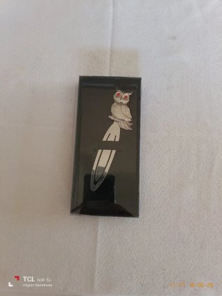 Segnapagina / Tagliacarte Metallo Gufo