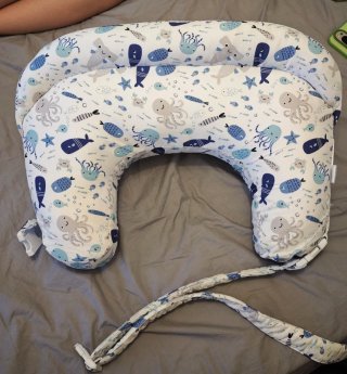 Cojín de lactancia estampado