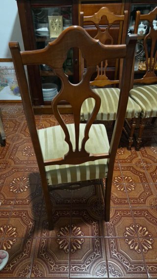 Juego de 6sillas de comedor madera