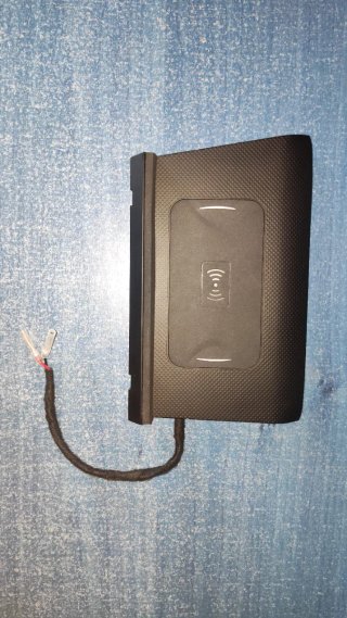 Cargador Inalámbrico Coche Qi + Cable Instalación