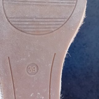 Alpargatas cuña rojas nuevas