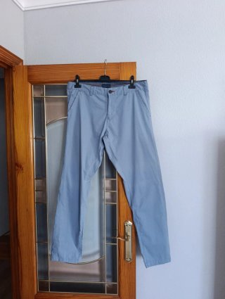 Pantalones de hombre azul