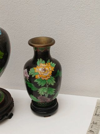 Vasi cinesi vintage cloisonné