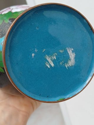 Vasi cinesi vintage cloisonné