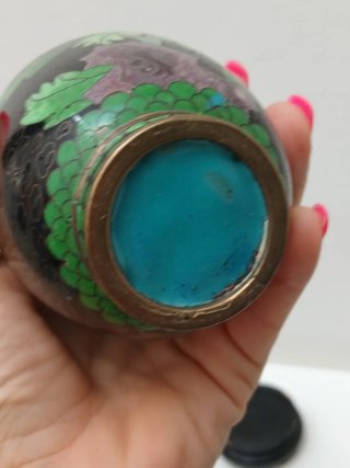 Vasi cinesi vintage cloisonné