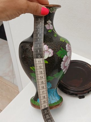 Vasi cinesi vintage cloisonné