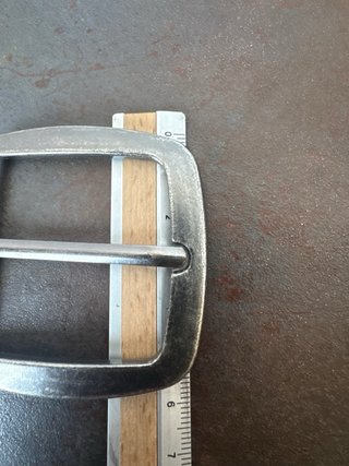 Fibbia metallo vintage anni 70