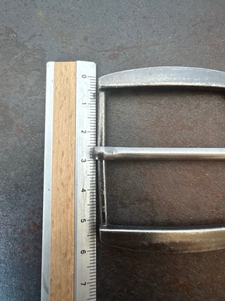 Fibbia metallo vintage anni 70