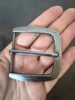 Fibbia metallo vintage anni 70
