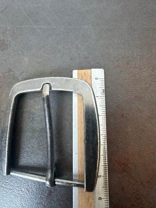 Fibbia metallo vintage anni 70