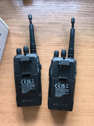 Walkie Talkie Set con clip