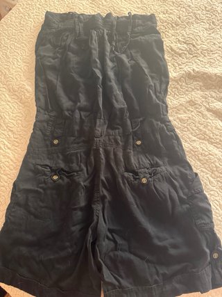 Enterito Mono corto negro verano