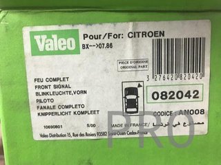 Piloto intermitente citroen bx derecho ambar