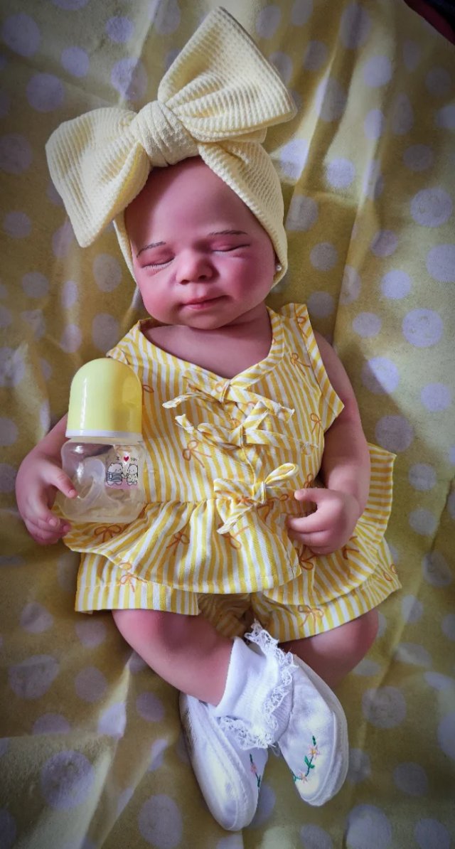 Tierna reborn completa silicona niña50cm
