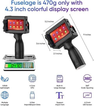 Impresora tinta portátil TIKTONER 127T2 NUEVA