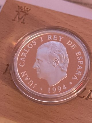 Cultura y naturaleza 1994 FNMT 5000 pesetas plata