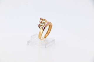 ANILLO GRANDE CORONA CIRCONITAS ROSAS.