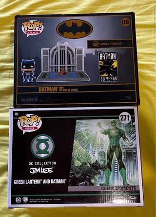 Funko Pop Batman Hall of Justice & Green Lantern