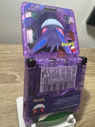 Game Boy Advance SP IPS Gengar