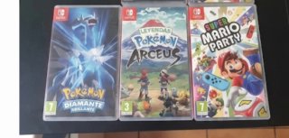 Juegos Nintendo Switch: Pokémon y Mario Party