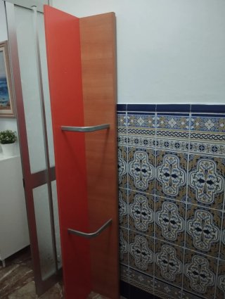 Estantería madera y metal
