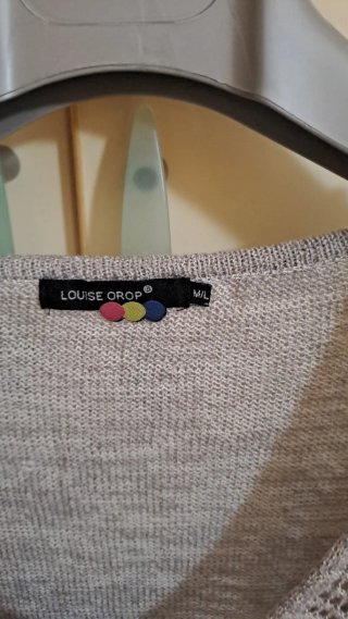 Maglioncino Louise Orop traforato grigio M