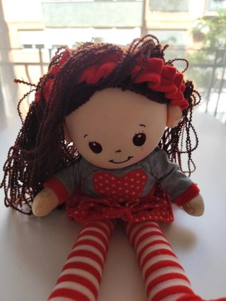 Muñeca de trapo MIKHATO estilo rústico