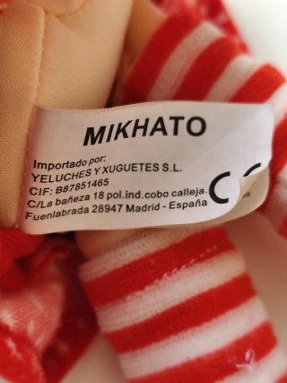 Muñeca de trapo MIKHATO estilo rústico