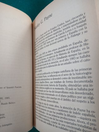 Falange. Historia del fascismo español de Stanley
