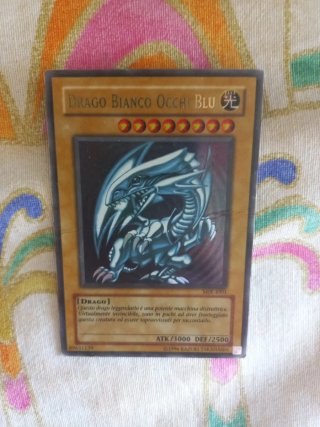 Carta Yu-Gi-Oh! Drago Bianco Occhi Blu MIK-1001