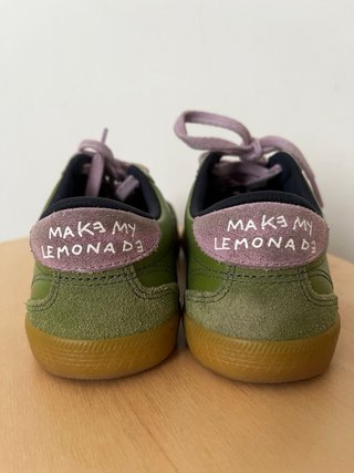 Zapatillas Veja x Make My Lemonade Verde/Rosa