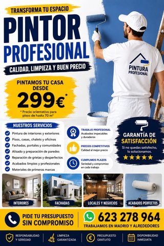 Pintor rápido limpio economico