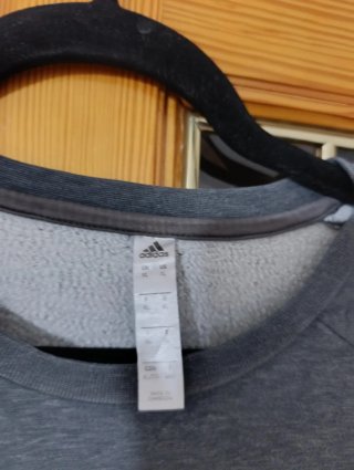 Sudadera Adidas Hombre Gris