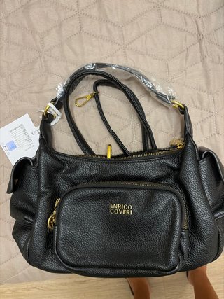 Borsa Enrico Coveri a spalla/tracolla nera