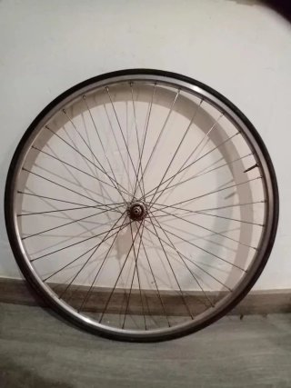 Juego Ruedas Fixie plateado