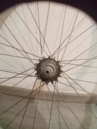 Juego Ruedas Fixie plateado