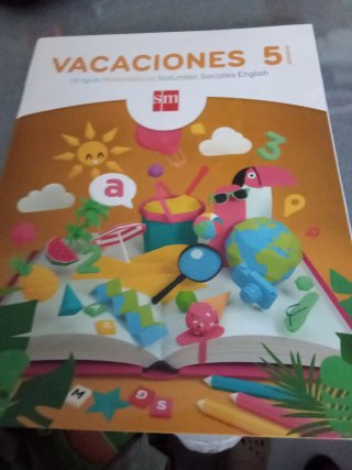 Vacaciones, 5 Primaria lengua, matemáticas, nat...