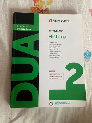 Història, 2 Batxillerat, Dual Quadern d'activitats