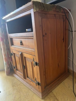 Mueble TV madera colonial style