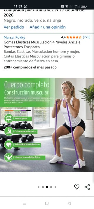 Gomas elásticas Fokky para deporte