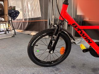 Bicicleta infantil 18 Btwin Roja