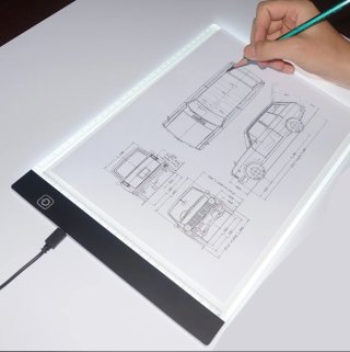 Tableta de Luz LED A4 Ultra Fina (Para Calcar / Di