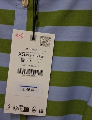 Vestido rayas XS Nuevo