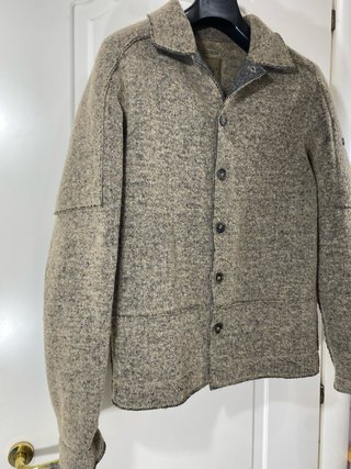 Giacca uomo marrone e beige taglia L